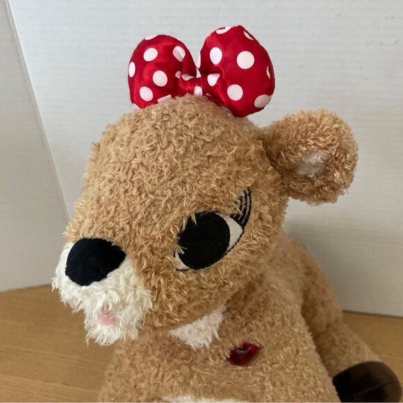 Build-A-Bear Workshop Clarice Reindeer Talking Plush Christmas Rudolph VIDEO - Picture 5 of 9